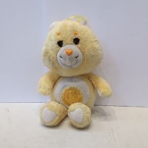 Vintage Kenner 1983 Care Bears 13” Funshine Bear Plush Yellow Happy Sun.